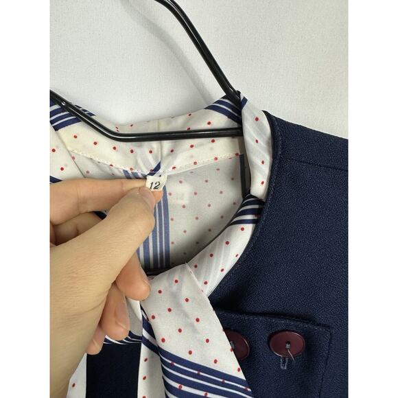 Vintage John’s Girl Inc 1970s Professional Wear Dress With Blazer - Picture 2 of 7